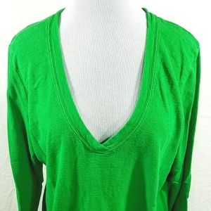 Liz Claiborne Long Sleeve V-neck Sweatshirt SzXL